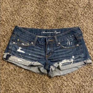 American Eagle Jean Shorts - Blue - Size 2